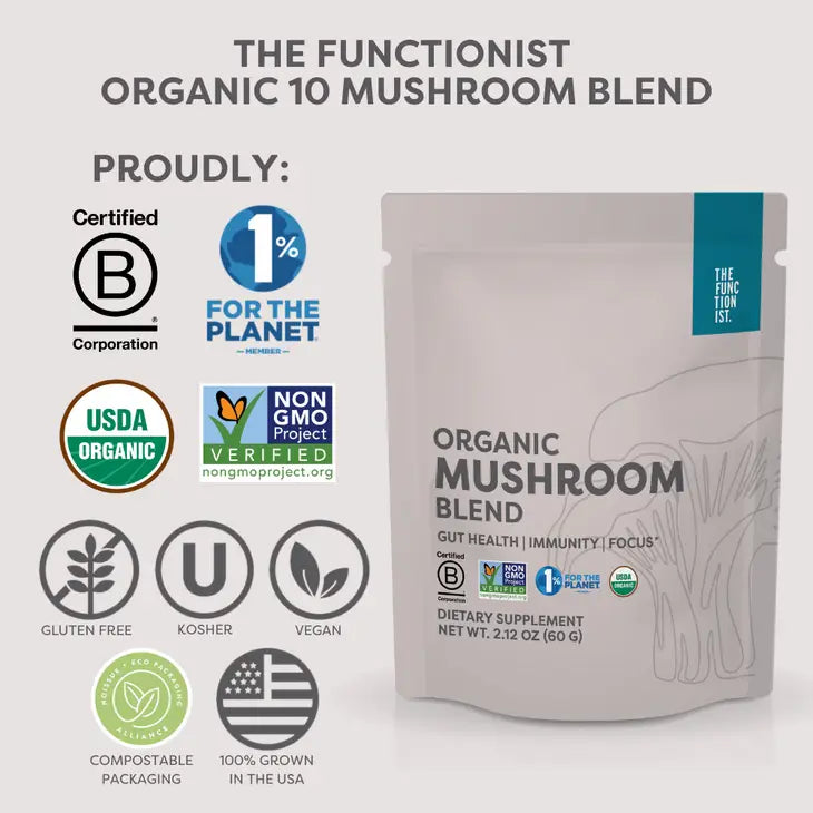 Organic 10 Mushroom Blend