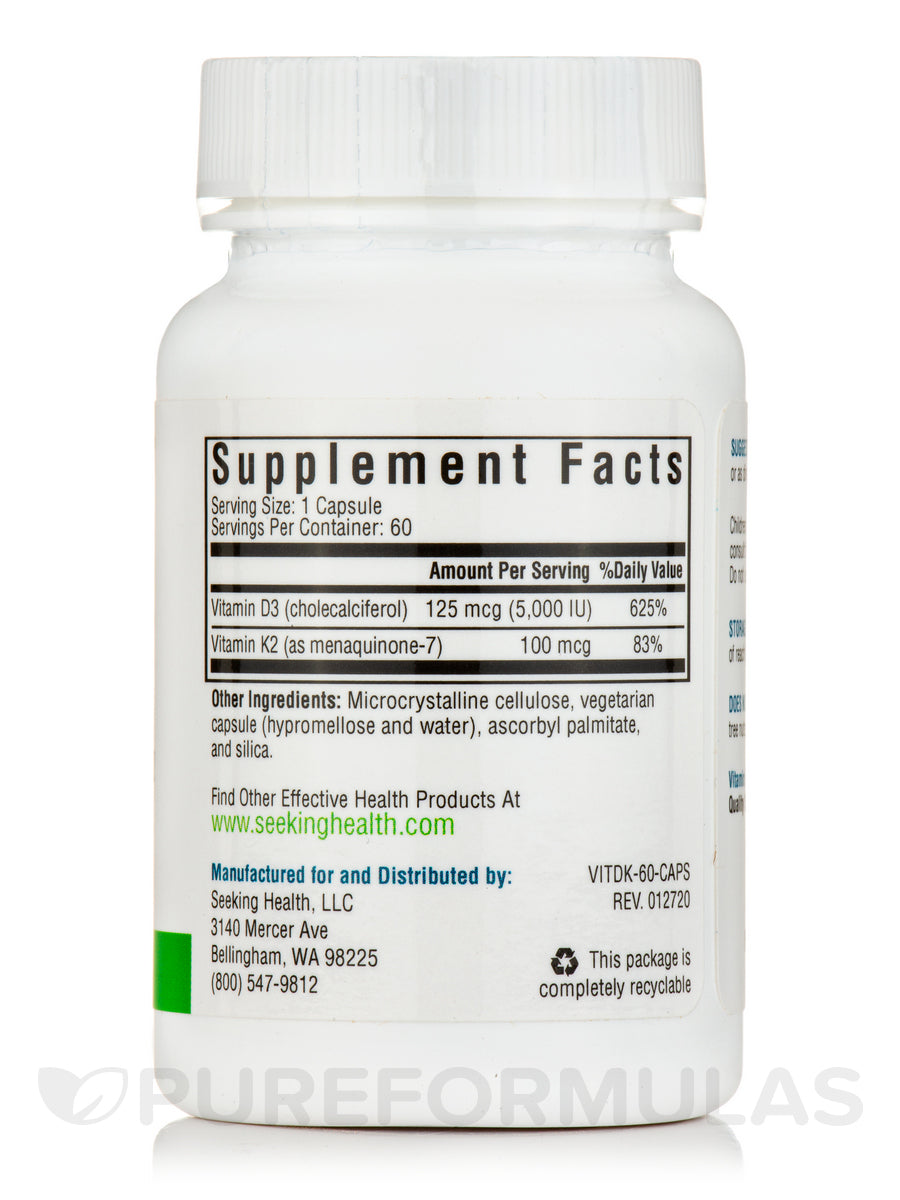 Vitamin D3 + K2 Seeking Health